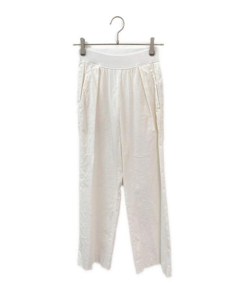 MUSE de Deuxieme Classe（ミューズ ドゥーズィエム クラス）MUSE de Deuxieme Classe (ミューズ ドゥーズィエム クラス) STRETCH TWILL タックパンツ ホワイト サイズ:34の古着・服飾アイテム