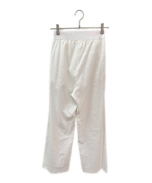 MUSE de Deuxieme Classe（ミューズ ドゥーズィエム クラス）MUSE de Deuxieme Classe (ミューズ ドゥーズィエム クラス) STRETCH TWILL タックパンツ ホワイト サイズ:34の古着・服飾アイテム