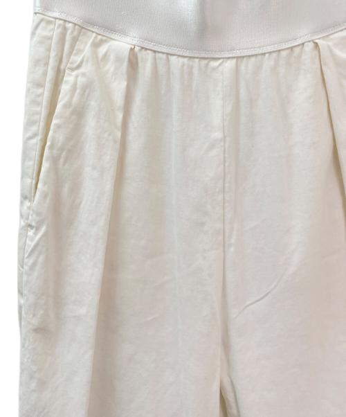 MUSE de Deuxieme Classe（ミューズ ドゥーズィエム クラス）MUSE de Deuxieme Classe (ミューズ ドゥーズィエム クラス) STRETCH TWILL タックパンツ ホワイト サイズ:34の古着・服飾アイテム