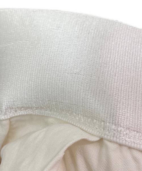 MUSE de Deuxieme Classe（ミューズ ドゥーズィエム クラス）MUSE de Deuxieme Classe (ミューズ ドゥーズィエム クラス) STRETCH TWILL タックパンツ ホワイト サイズ:34の古着・服飾アイテム