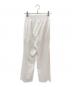MUSE de Deuxieme Classe (ミューズ ドゥーズィエム クラス) STRETCH TWILL タックパンツ ホワイト サイズ:34：12000円