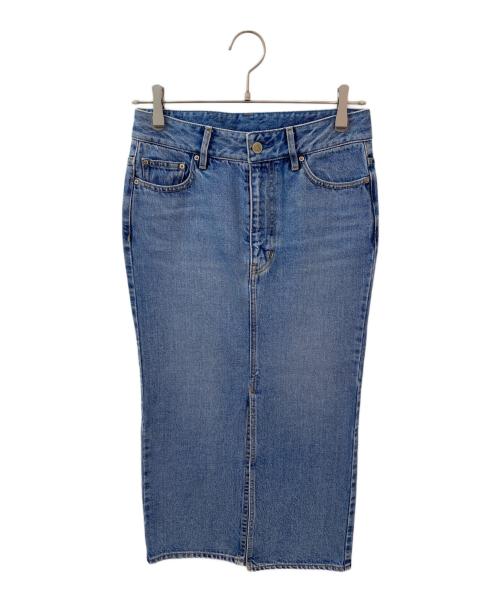 MUSE de Deuxieme Classe（ミューズ ドゥーズィエム クラス）MUSE de Deuxieme Classe (ミューズ ドゥーズィエム クラス) DENIM W Slit スカート インディゴ サイズ:34の古着・服飾アイテム