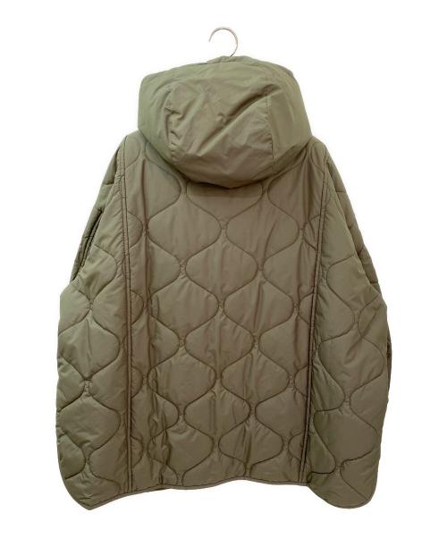 CALUX（キャラクス）CALUX (キャラクス) WLTAS QUILTED HOODY ジャケット カーキ サイズ:Fの古着・服飾アイテム