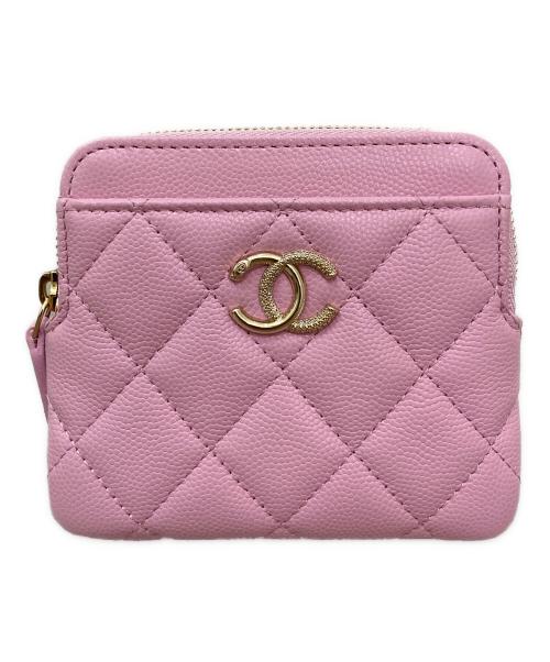 CHANEL（シャネル）CHANEL (シャネル) ジップウォレット ピンクの古着・服飾アイテム