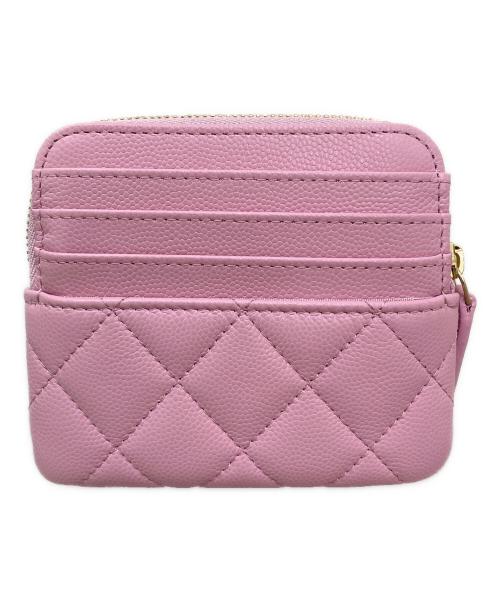 CHANEL（シャネル）CHANEL (シャネル) ジップウォレット ピンクの古着・服飾アイテム