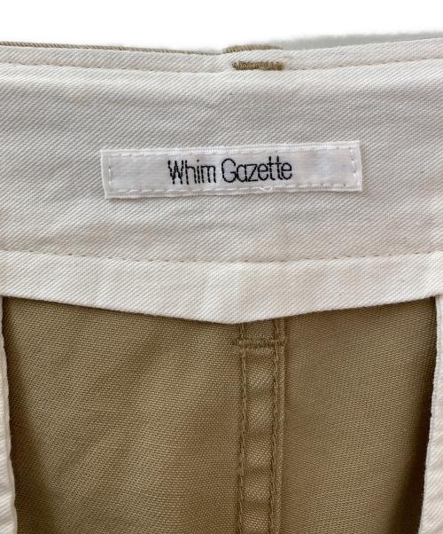 Whim Gazette（ウィムガゼット）Whim Gazette (ウィムガゼット) バイオ加工チノパンツ カーキ サイズ:34の古着・服飾アイテム