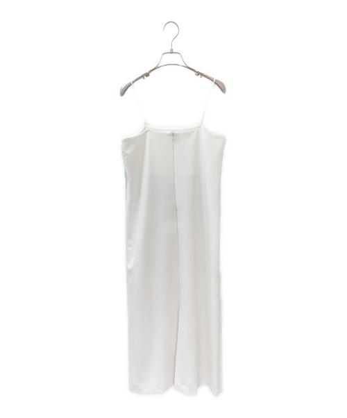 Whim Gazette（ウィムガゼット）Whim Gazette (ウィムガゼット) キャミワンピース ホワイト サイズ:Freeの古着・服飾アイテム
