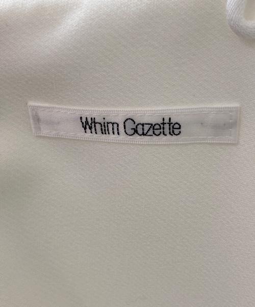 Whim Gazette（ウィムガゼット）Whim Gazette (ウィムガゼット) キャミワンピース ホワイト サイズ:Freeの古着・服飾アイテム
