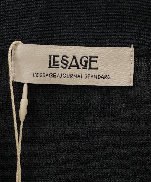 journal standard L'essage（ジャーナルスタンダード レサージュ）journal standard L'essage (ジャーナルスタンダード レサージュ) Vネックニットベスト ブラック サイズ:Freeの古着・服飾アイテム