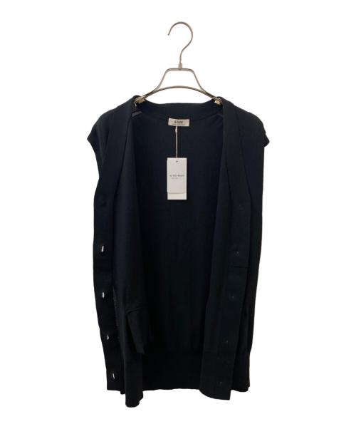 journal standard L'essage（ジャーナルスタンダード レサージュ）journal standard L'essage (ジャーナルスタンダード レサージュ) Vネックニットベスト ブラック サイズ:Freeの古着・服飾アイテム