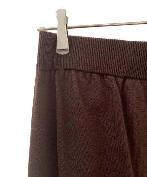 ADAWAS（アダワス）ADAWAS (アダワス) COMPACT COTTON TUBEROMPERS ブラウン サイズ:38の古着・服飾アイテム