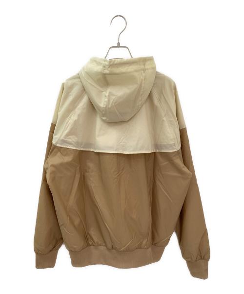 NIKE（ナイキ）NIKE (ナイキ) NSW HE WR ウーブン フーディ ジャケット ベージュ サイズ:Mの古着・服飾アイテム
