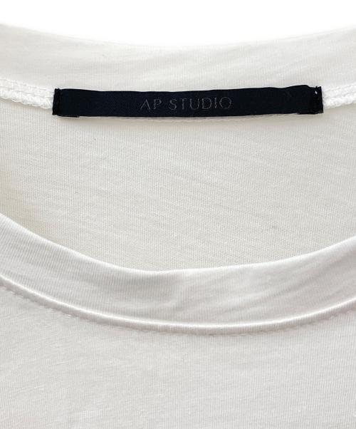 AP STUDIO（エーピーストゥディオ）AP STUDIO (エーピーストゥディオ) WIDE SLEEVES T-SH ホワイト サイズ:Freeの古着・服飾アイテム