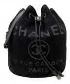 CHANELシャネル）の古着「ドーヴィルバケット」｜ブラック