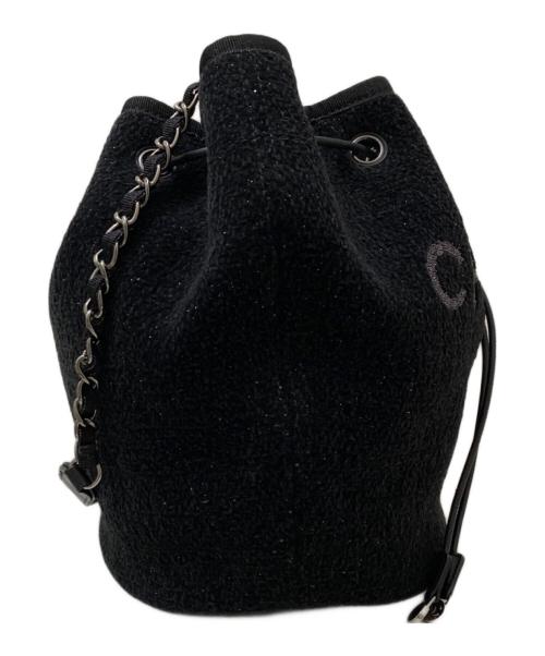 CHANEL（シャネル）CHANEL (シャネル) ドーヴィルバケット ブラックの古着・服飾アイテム