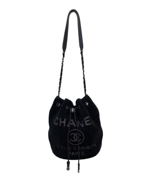 CHANEL（シャネル）CHANEL (シャネル) ドーヴィルバケット ブラックの古着・服飾アイテム