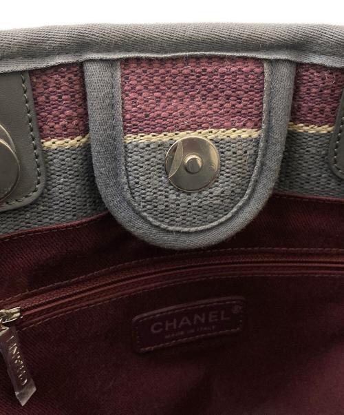 CHANEL（シャネル）CHANEL (シャネル) ドーヴィルPM グレー サイズ:PMの古着・服飾アイテム