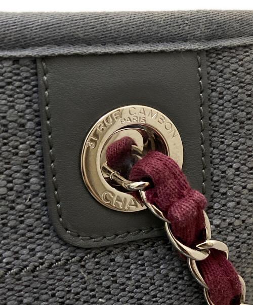 CHANEL（シャネル）CHANEL (シャネル) ドーヴィルPM グレー サイズ:PMの古着・服飾アイテム