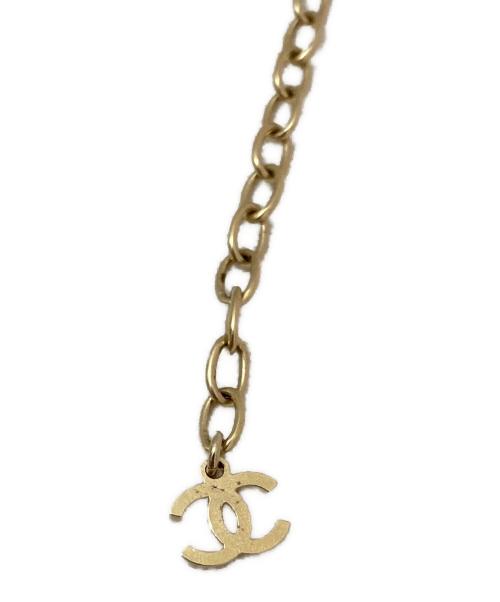 CHANEL（シャネル）CHANEL (シャネル) チェーンブレスレット ゴールド×ブラックの古着・服飾アイテム
