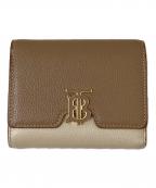 BURBERRYバーバリー）の古着「TBフォールディングウォレット」｜ブラウン