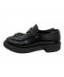 PRADA (プラダ) チョコレート ブラッシュドレザー ローファー ブラック サイズ:SIZE 37 1/2：55000円