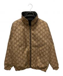 GUCCI（グッチ）の古着「GGキャンバスリバーシブルジャケット」｜ベージュ