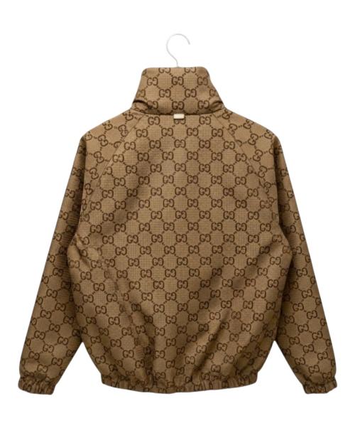 GUCCI（グッチ）GUCCI (グッチ) GGキャンバスリバーシブルジャケット ベージュ サイズ:46の古着・服飾アイテム