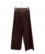MUSE de Deuxieme Classeミューズ ドゥーズィエム クラス）の古着「*stretch twill タックパンツ」｜ブラウン