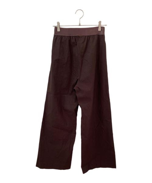 MUSE de Deuxieme Classe（ミューズ ドゥーズィエム クラス）MUSE de Deuxieme Classe (ミューズ ドゥーズィエム クラス) *stretch twill タックパンツ ブラウン サイズ:Freeの古着・服飾アイテム