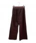 MUSE de Deuxieme Classe (ミューズ ドゥーズィエム クラス) *stretch twill タックパンツ ブラウン サイズ:Free：9000円