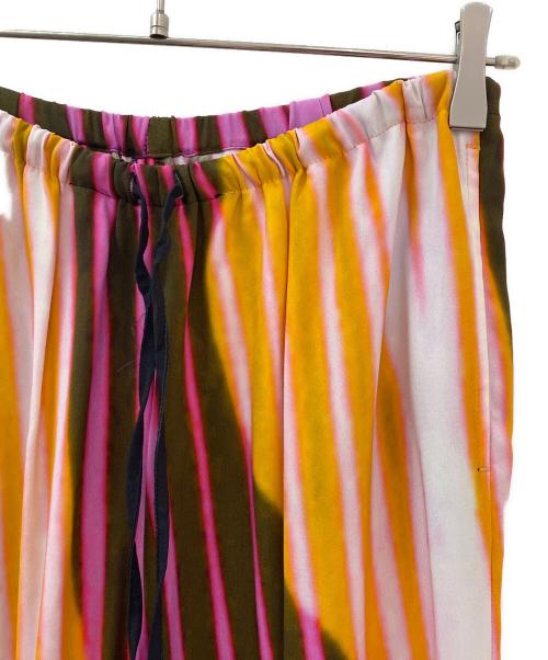 DRIES VAN NOTEN（ドリスヴァンノッテン）DRIES VAN NOTEN (ドリスヴァンノッテン) Len Lye ワイドパンツ マルチカラー サイズ:36の古着・服飾アイテム