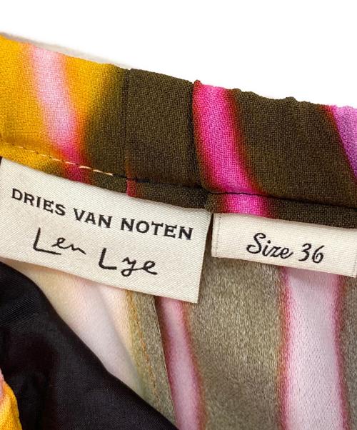 DRIES VAN NOTEN（ドリスヴァンノッテン）DRIES VAN NOTEN (ドリスヴァンノッテン) Len Lye ワイドパンツ マルチカラー サイズ:36の古着・服飾アイテム