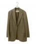 DRIES VAN NOTEN（ドリスヴァンノッテン）の古着「Blur チェック ジャケット」｜カーキ