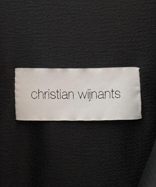 christian wijnants（クリスチャン ワイナンツ）christian wijnants (クリスチャン ワイナンツ) シャツワンピース ブラック サイズ:34の古着・服飾アイテム