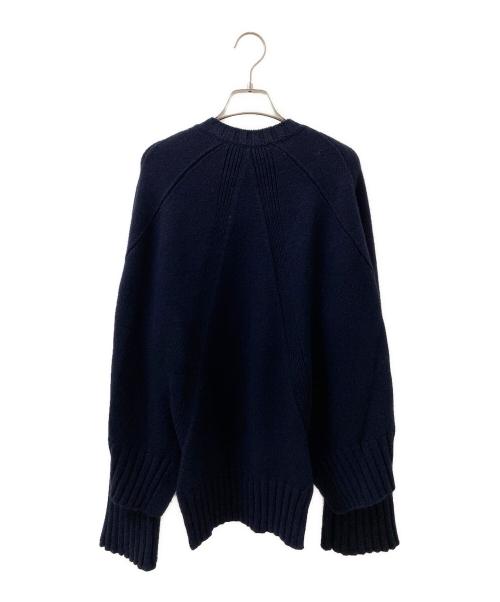 CELINE（セリーヌ）CELINE (セリーヌ) クルーネックニット ネイビー サイズ:XSの古着・服飾アイテム