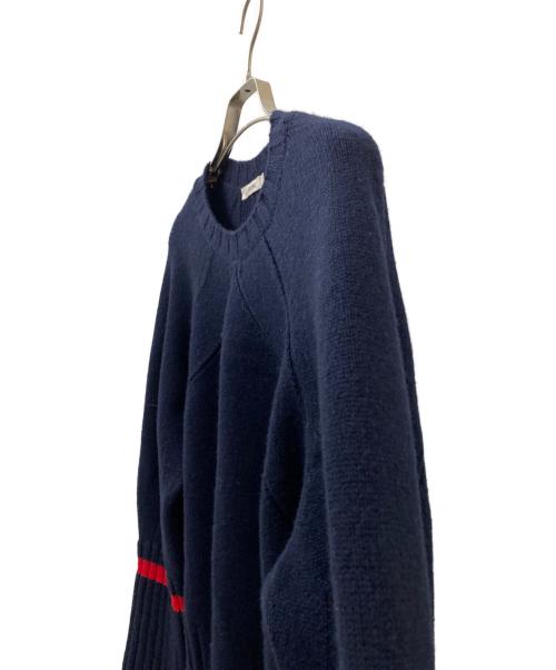 CELINE（セリーヌ）CELINE (セリーヌ) クルーネックニット ネイビー サイズ:XSの古着・服飾アイテム