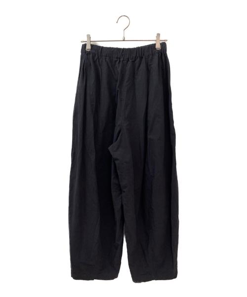 Curensology（カレンソロジー）Curensology (カレンソロジー) コットンリネンドロストパンツ ブラック サイズ:Freeの古着・服飾アイテム
