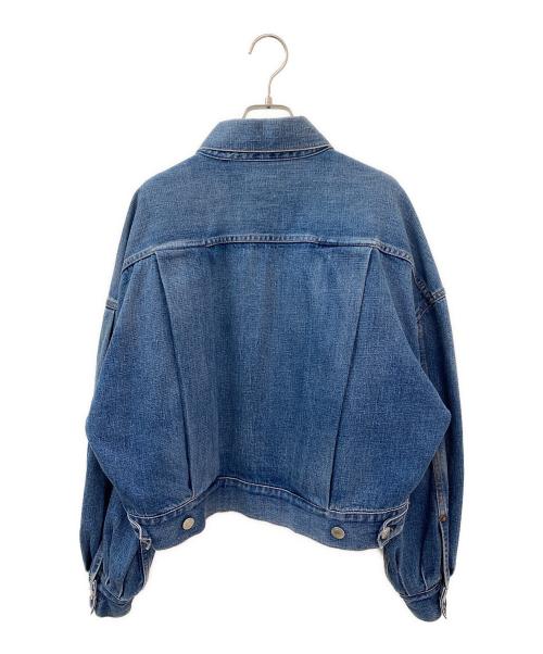 HYKE（ハイク）HYKE (ハイク) BALLOON SLEEVE DENIM JACKET インディゴ サイズ:1の古着・服飾アイテム