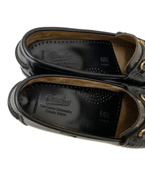 UNITED ARROWS（ユナイテッドアローズ）UNITED ARROWS (ユナイテッドアローズ) ホースビットローファー ブラック サイズ:24.5㎝の古着・服飾アイテム