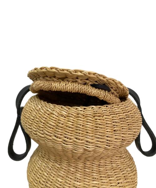 INES BRESSAND（イネスブレッサンド）INES BRESSAND (イネスブレッサンド) No.5 Mini Wave Shoulder Bag - Natural ナチュラルの古着・服飾アイテム