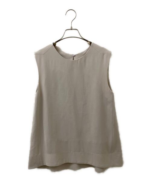 CHAOS（カオス）CHAOS (カオス) ノースリーブカットソー ベージュ サイズ:Fの古着・服飾アイテム