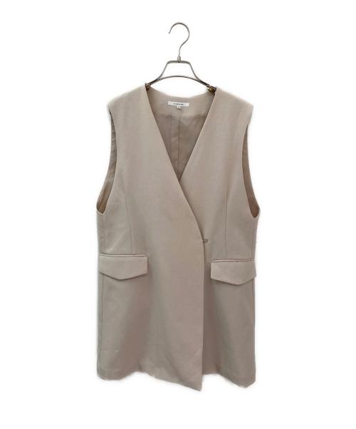 CADUNE（カデュネ）CADUNE (カデュネ) ジレ ベージュ サイズ:38の古着・服飾アイテム