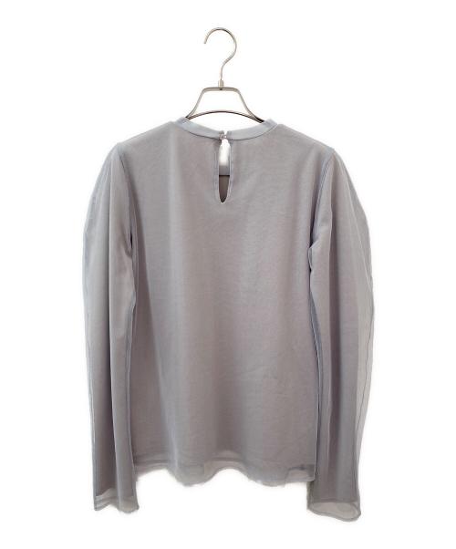 CLANE（クラネ）CLANE (クラネ) MESH LAYERED COMPACT TOPS/メッシュレイヤードコンパクトトップス グレー サイズ:1の古着・服飾アイテム