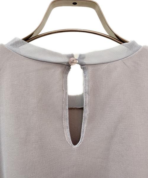 CLANE（クラネ）CLANE (クラネ) MESH LAYERED COMPACT TOPS/メッシュレイヤードコンパクトトップス グレー サイズ:1の古着・服飾アイテム