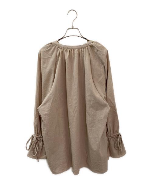 CLANE（クラネ）CLANE (クラネ) ギャザー プルオーバー ベージュ サイズ:1の古着・服飾アイテム