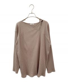 中古・古着通販】CLANE (クラネ) BACK OPEN CROCHET KNIT TOPS(バック