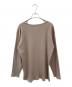 CLANE (クラネ) LAYERD L/S ベージュ サイズ:1：7000円