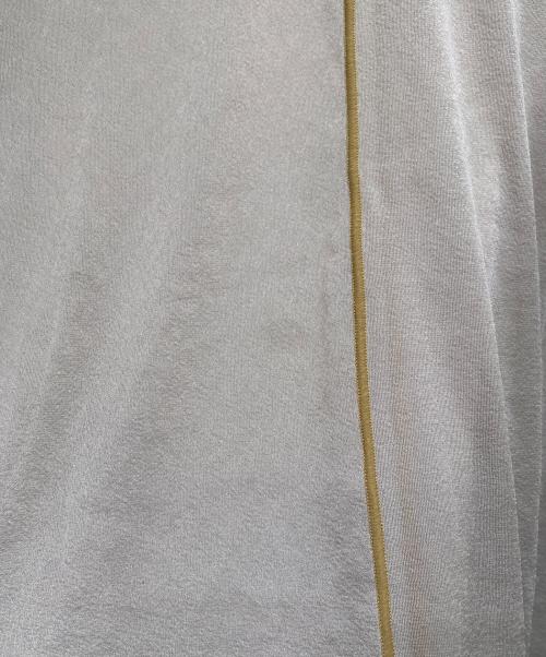 CLANE（クラネ）CLANE (クラネ) LINE SHEER L/S TOPS ラインシアーロングスリーブトップス ベージュ サイズ:Freeの古着・服飾アイテム