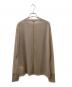 CLANE (クラネ) LINE SHEER L/S TOPS ラインシアーロングスリーブトップス ベージュ サイズ:Free：10000円