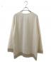 CLANE (クラネ) W FACE FRINGE TOPS - ダブルフェイスフリンジトップス ホワイト サイズ:2：8000円